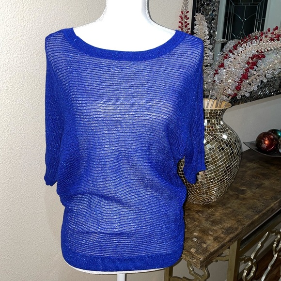 Ana blue sheer top - Picture 6 of 14